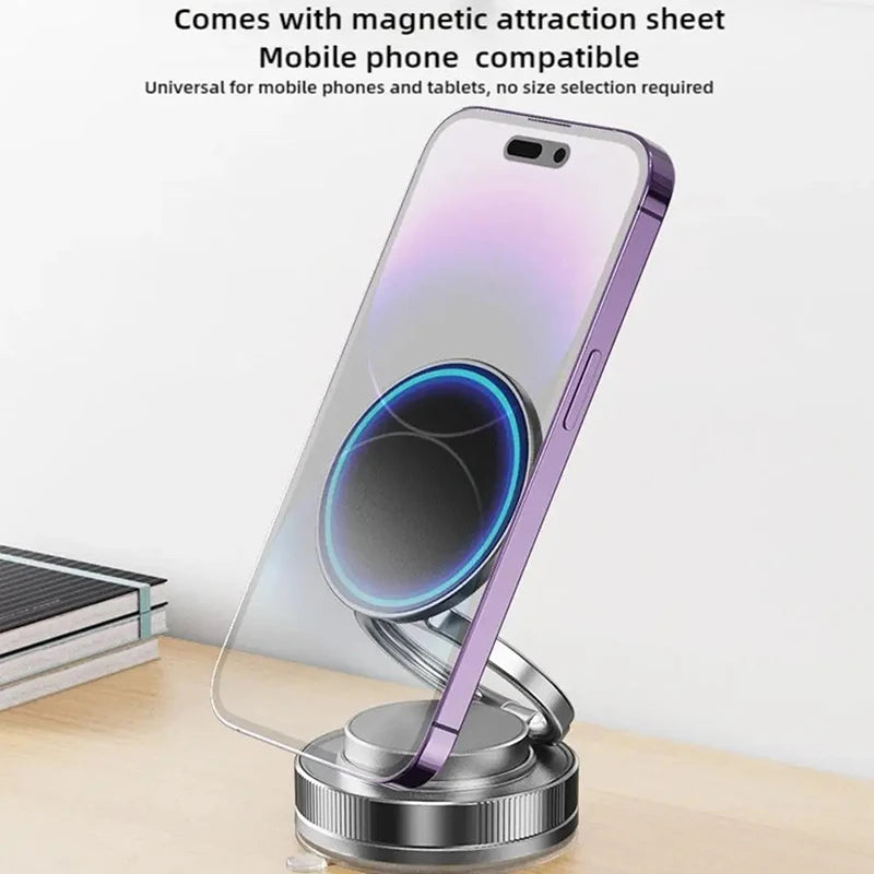 XIAOMI Car Magnetic Vacuum Adsorption Bracket - 360 Rotating Double Side Suction Cup Mobile Phone Holder