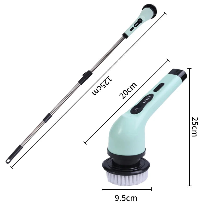 HomeFyZy Spin Brush Clean™ 9-in-1 Electric Cleaning Brush Electric Spin Cleaning Scrubber Electric Cleaning Tools