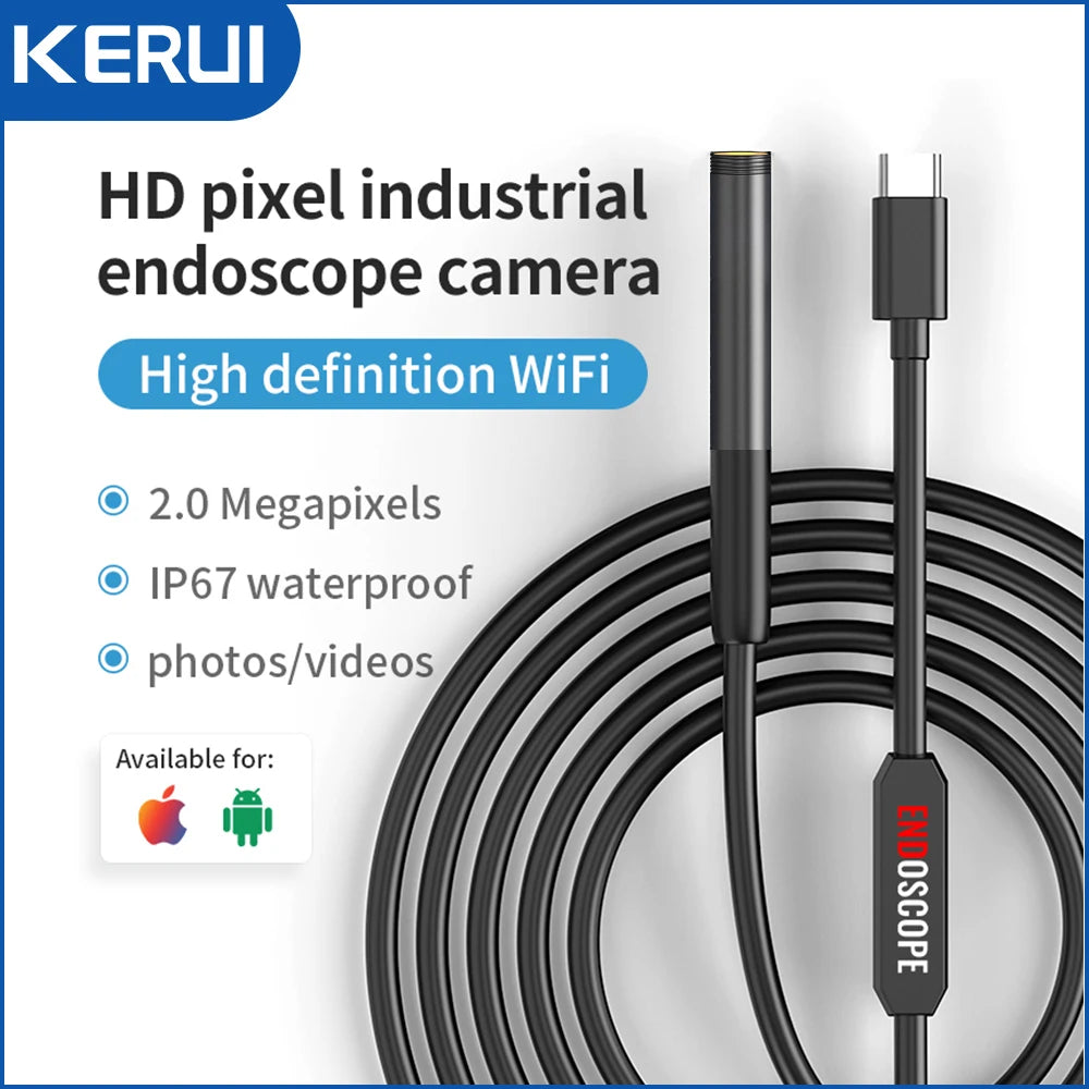 HomeFyZy Dual-Lens Endoscope Camera™ - 2MP Single/Dual Lens Endoscope Camera Mini Inspection Camera