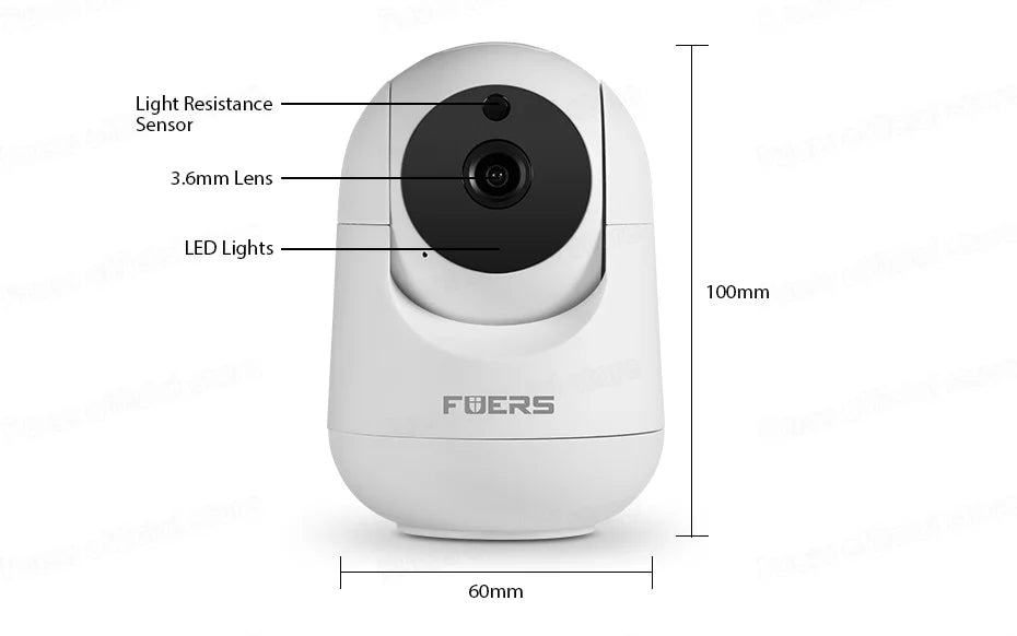 HomeFyZy UltraWatch™ - 4K 8MP IP Camera Tuya Smart Home Indoor WiFi Wireless Surveillance Camera Automatic Tracking CCTV Security Baby Monitor