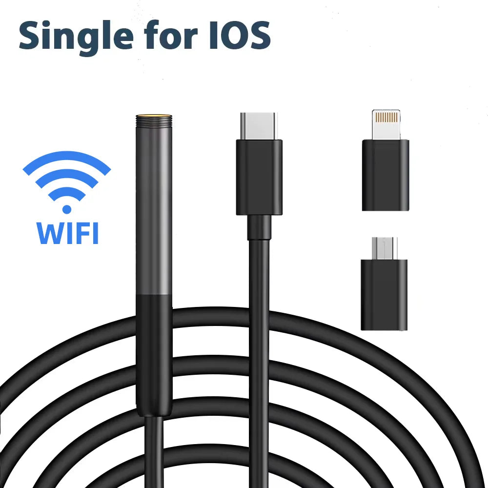 HomeFyZy Dual-Lens Endoscope Camera™ - 2MP Single/Dual Lens Endoscope Camera Mini Inspection Camera