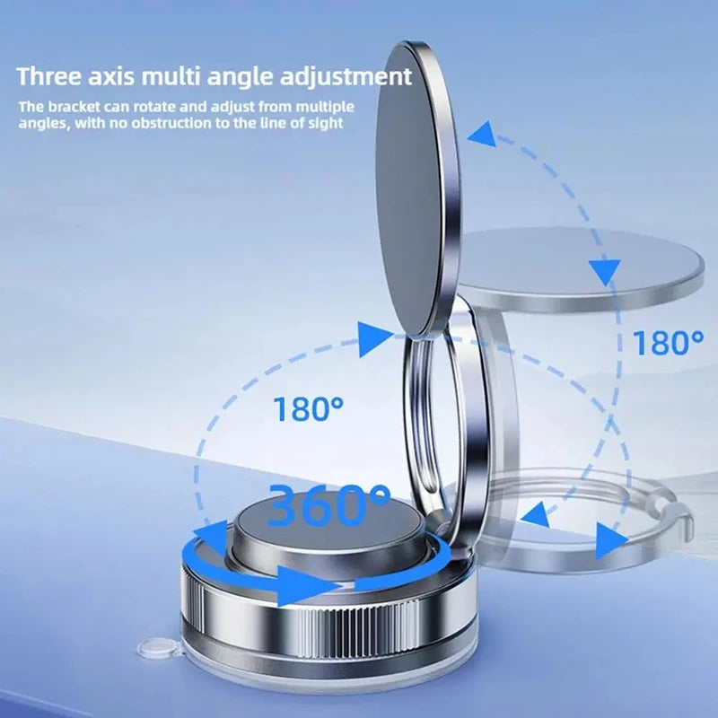 XIAOMI Car Magnetic Vacuum Adsorption Bracket - 360 Rotating Double Side Suction Cup Mobile Phone Holder