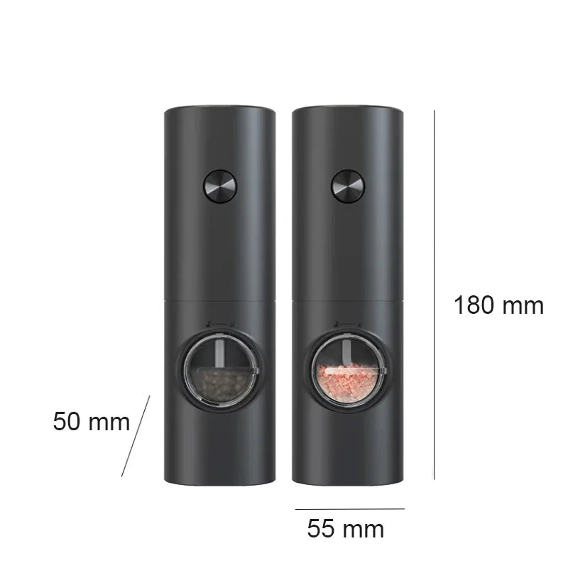 HomeFyZy SeasonPro™ - Electric Automatic Salt and Pepper Grinder Set with Led Light Grinder