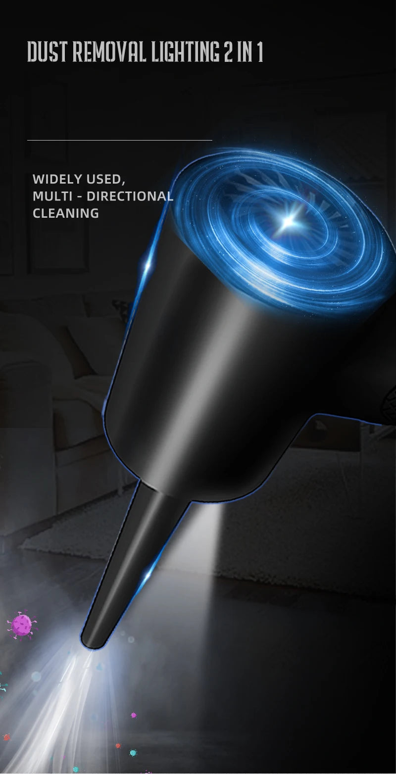 HomeFyZy DustBlow™ 51000RPM Cordless Compressed Air Blower with LED Light