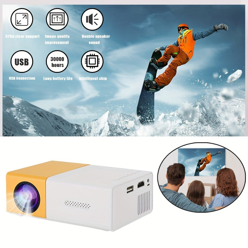 HomeFyZy BeamBox Mini Projector™- LED Mini Home Theater Projector
