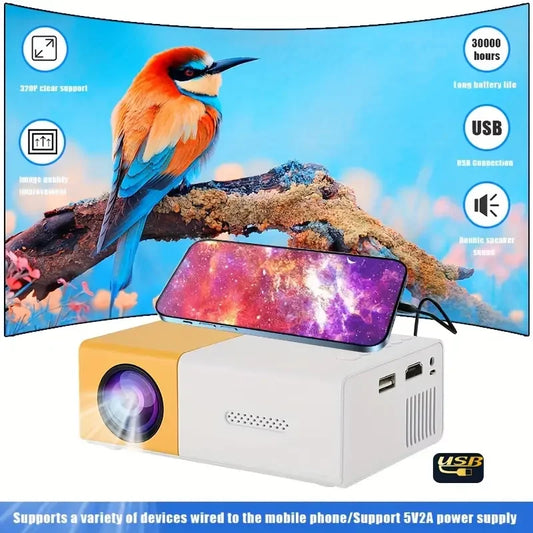 HomeFyZy BeamBox Mini Projector™-  LED Mini Home Theater Projector