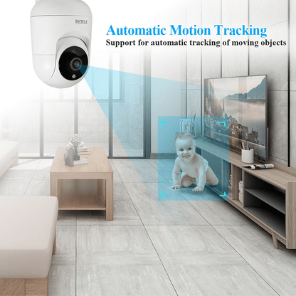 HomeFyZy UltraWatch™ - 4K 8MP IP Camera Tuya Smart Home Indoor WiFi Wireless Surveillance Camera Automatic Tracking CCTV Security Baby Monitor