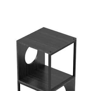 HomeFyZy SpinShelf™- 4-Tier 360° Spinning Bookcase, Corner Shelf Organizer, Storage Rack