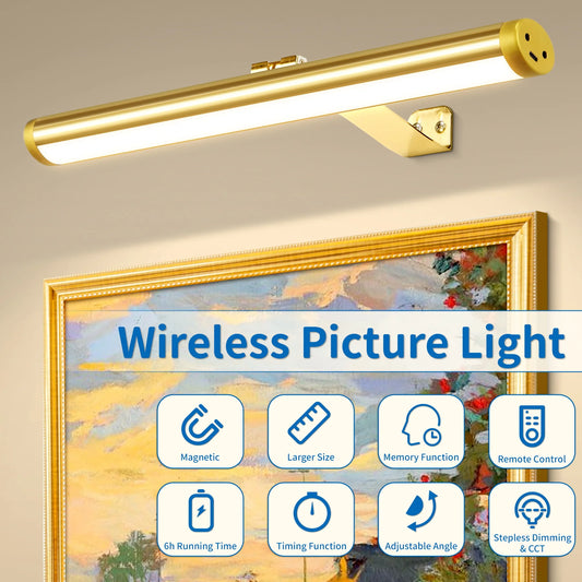 HomeFyZy MirrorGlow™ Remote Control LED Wall Light USB Charging