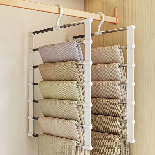 HomeFyZy PantStack™ - Foldable Wardrobe Organizer