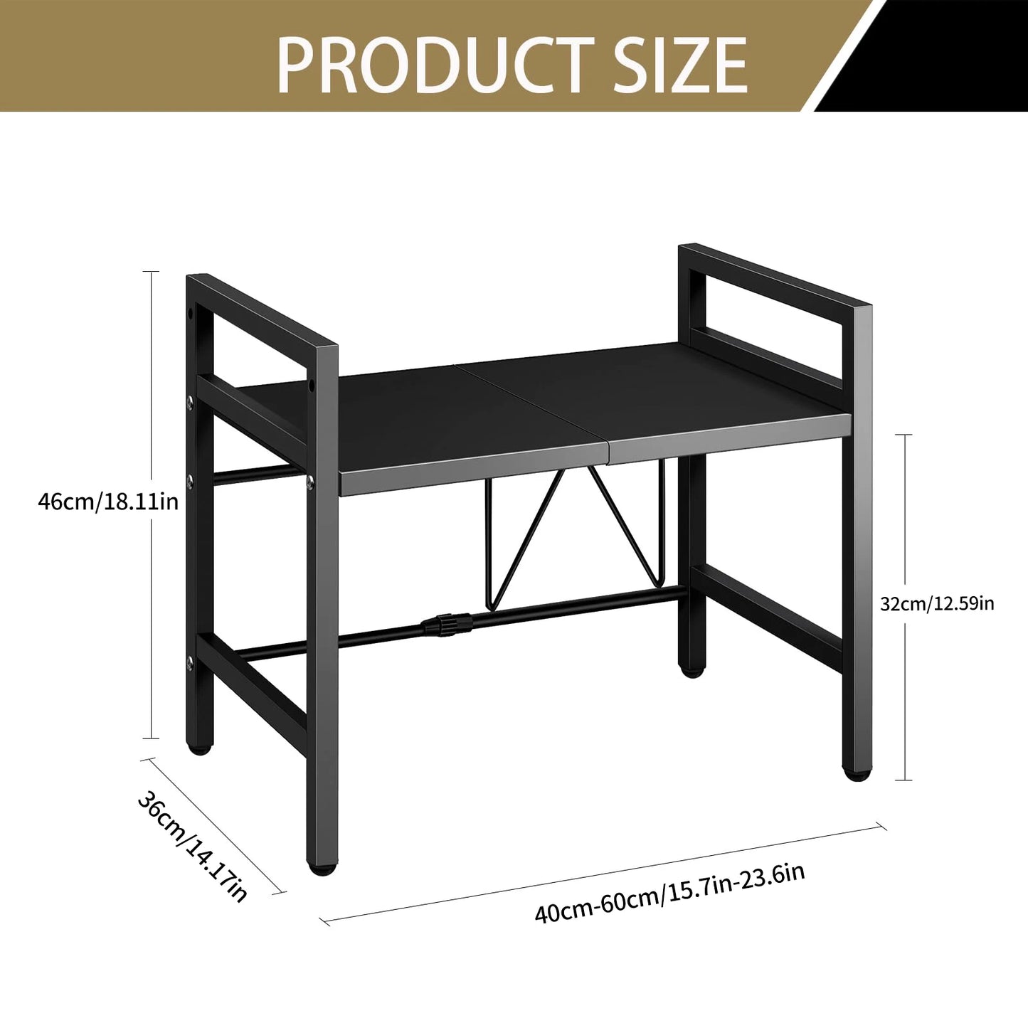 HomeFyZy Microwave FlexShelf™ Moisture And Rust Proof