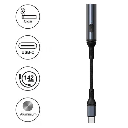 HomeFyZy SparkLite USB Lighter™ - Metal Windproof Rechargeable Electric Lighter USB Type C