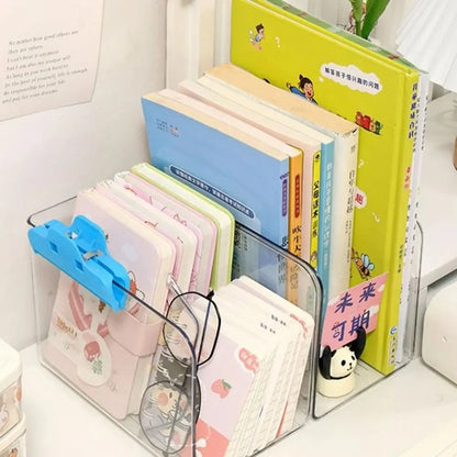 HomeFyZy BookStand™ – Acrylic Book & File Organizer