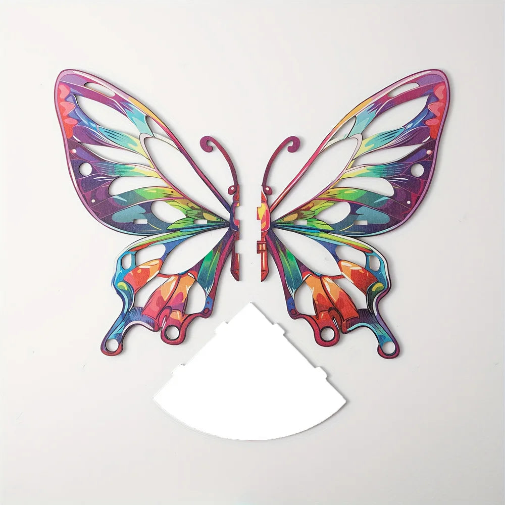HomeFyZy ButterflyShelf™ Wall Decor Crystal Shelf Corner Hanging Organizer for Living Room