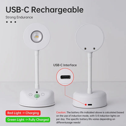 HomeFyZy MotionGlow™ - Wireless Motion Sensor Light LED USB Rechargeable Wall Lamp