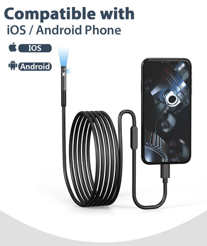 HomeFyZy Dual-Lens Endoscope Camera™ - 2MP Single/Dual Lens Endoscope Camera Mini Inspection Camera