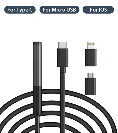 HomeFyZy Dual-Lens Endoscope Camera™ - 2MP Single/Dual Lens Endoscope Camera Mini Inspection Camera