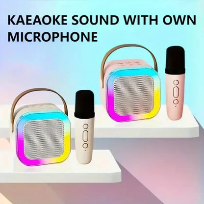 HomeFyZy SongWave™ – Portable Bluetooth Karaoke Speaker with Wireless Mic
