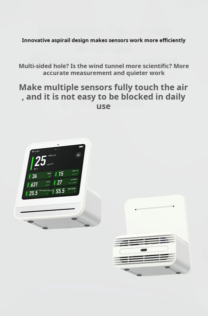 HomeFyZy AirSense™ – Smart Air Quality Monitor (CO₂, PM2.5, Temp & Humidity)