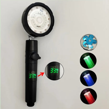 HomeFyZy TempGlow Shower Head™ - LED Digital Temperature Display Shower Head Temperature Control