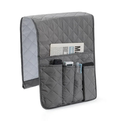 HomeFyZy CouchBox™ - Sofa Armrest Organizer with 5 Pockets and Cup Holder Tray Couch Armchair Hanging Storage Bag