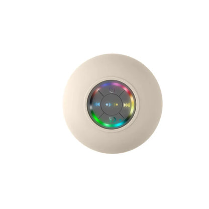 HomeFyZy AquaBeat Shower Speaker™-  Mini Bluetooth Speaker RGB Light with Suction Cup Mic