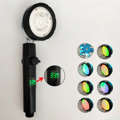 HomeFyZy TempGlow Shower Head™ - LED Digital Temperature Display Shower Head Temperature Control