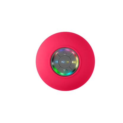 HomeFyZy AquaBeat Shower Speaker™-  Mini Bluetooth Speaker RGB Light with Suction Cup Mic