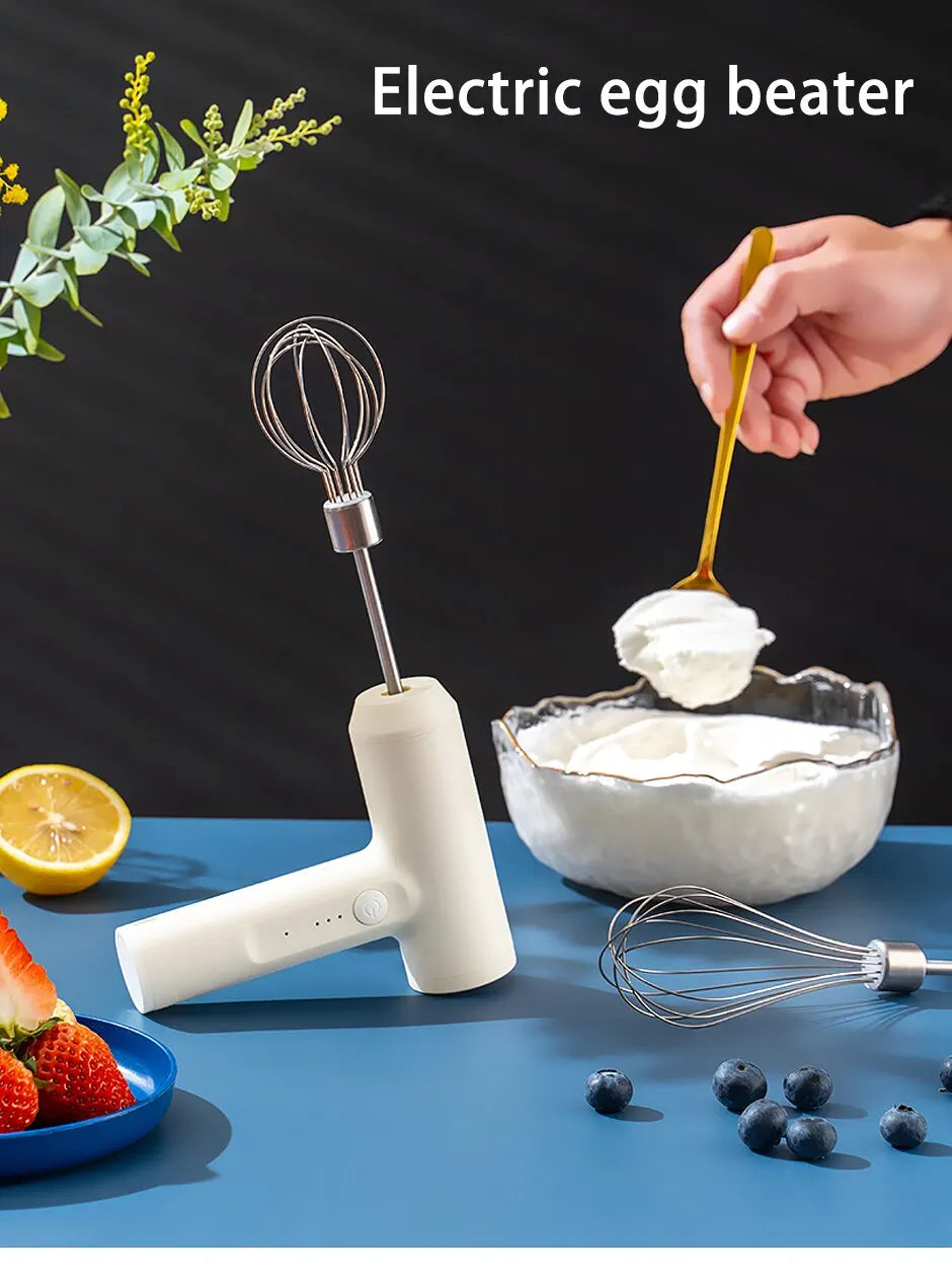 HomeFyZy MixMate™ - Automatic Whisk Dough 3 Speeds Egg Beater Baking Dough Cake Cream Mixer