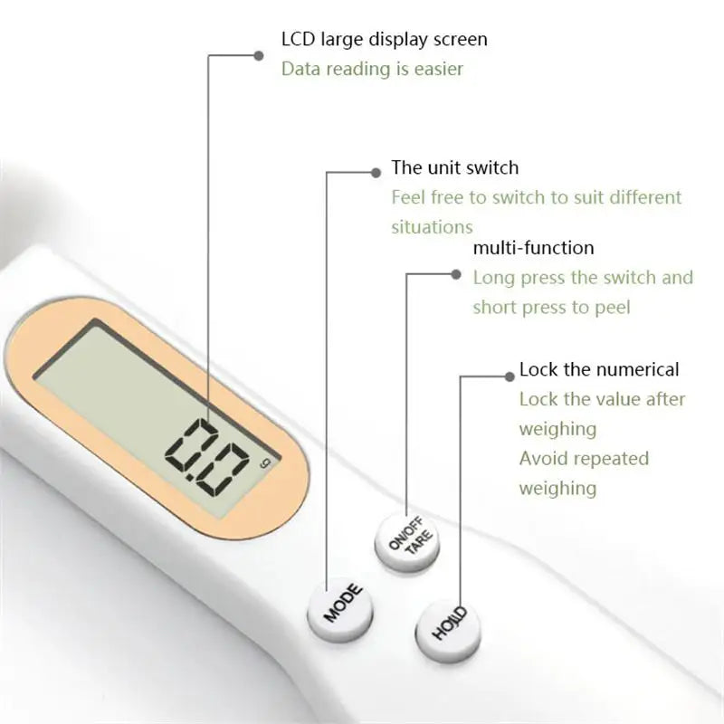 HomeFyZy PrecisionSpoon™ - Kitchen Scale Electronic Measuring Spoon