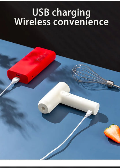 HomeFyZy MixMate™ - Automatic Whisk Dough 3 Speeds Egg Beater Baking Dough Cake Cream Mixer