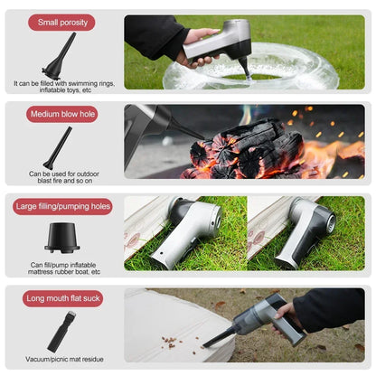 HomeFyZy CarClean™ - Vacuum Cleaner 4 in 1 Wireless Vacuum Cleaner Handheld Vacuum Pump