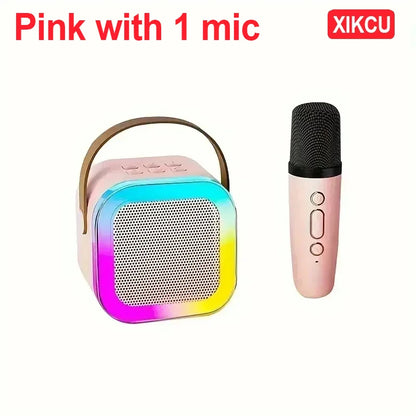 HomeFyZy SongWave™ – Portable Bluetooth Karaoke Speaker with Wireless Mic