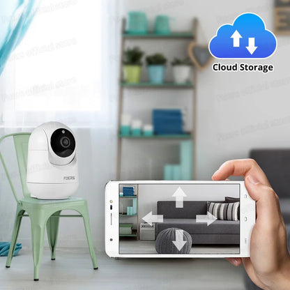 HomeFyZy UltraWatch™ - 4K 8MP IP Camera Tuya Smart Home Indoor WiFi Wireless Surveillance Camera Automatic Tracking CCTV Security Baby Monitor