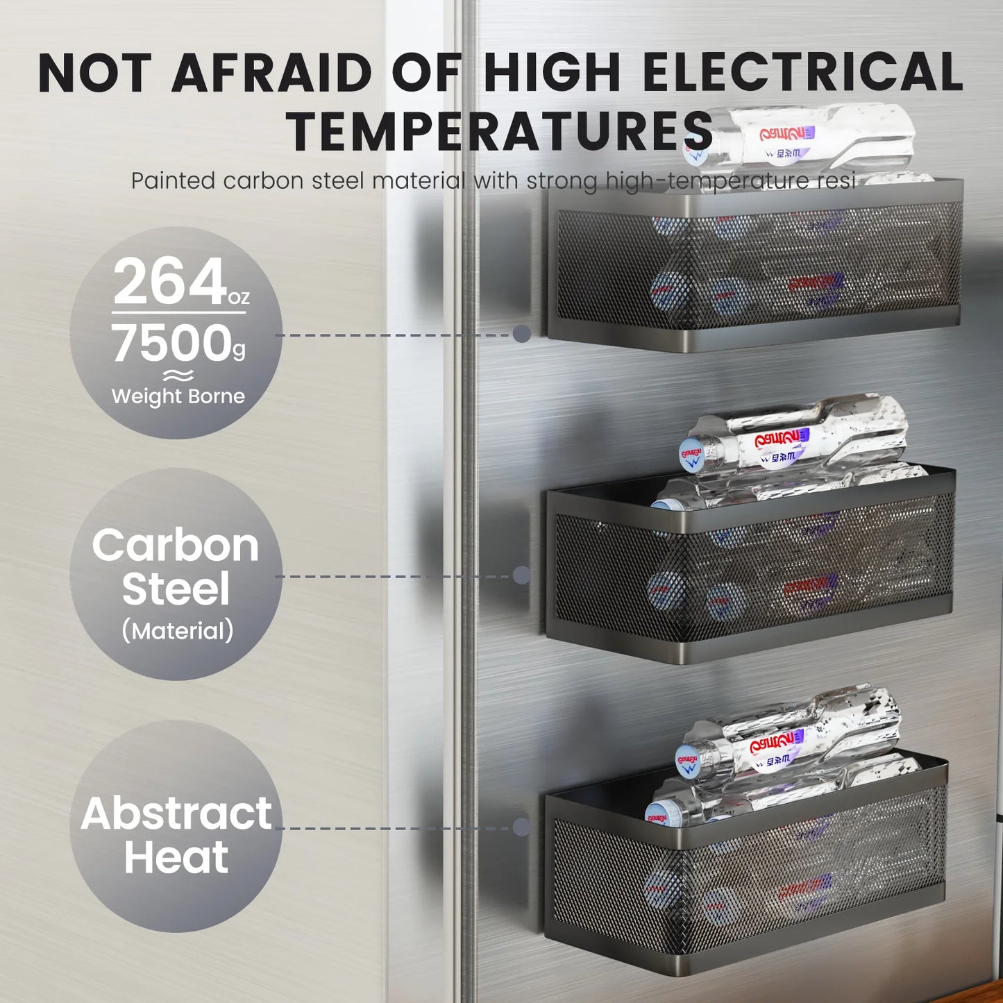 HomeFyZy Fridge StorageRack™  Multi-Functional Storage Box Basket