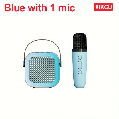 HomeFyZy SongWave™ – Portable Bluetooth Karaoke Speaker with Wireless Mic