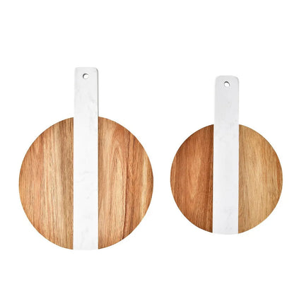 HomeFyZy LuxeBoard™ Chopping Board with Handle - Non-Slip Kitchen Board for Slicing, Dicing & Serving Food