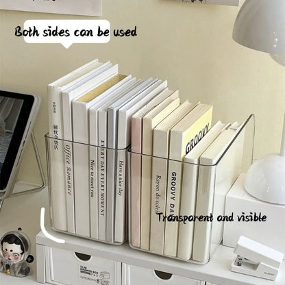 HomeFyZy BookStand™ – Acrylic Book & File Organizer