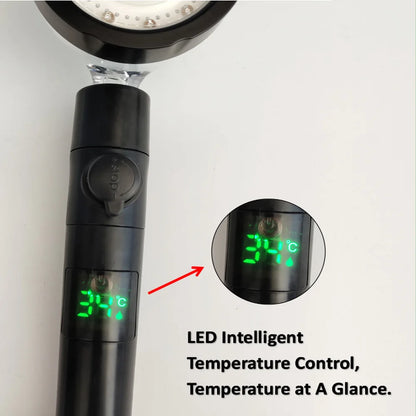 HomeFyZy TempGlow Shower Head™ - LED Digital Temperature Display Shower Head Temperature Control
