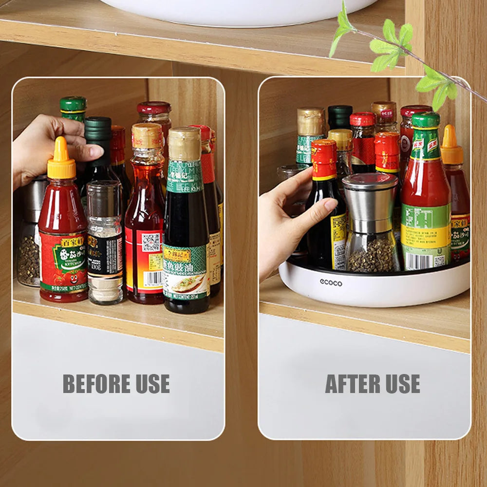 HomeFyZy Spin & Store Rack™ - 360 Rotation Fruit Cosmetic Storage