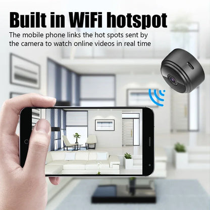 HomeFyZy Mini Camera™ -9 WiFi Mini Camera Wireless Video Recorder Voice Recorder Security Monitoring Camera Smart Home