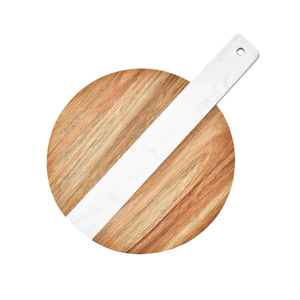 HomeFyZy LuxeBoard™ Chopping Board with Handle - Non-Slip Kitchen Board for Slicing, Dicing & Serving Food