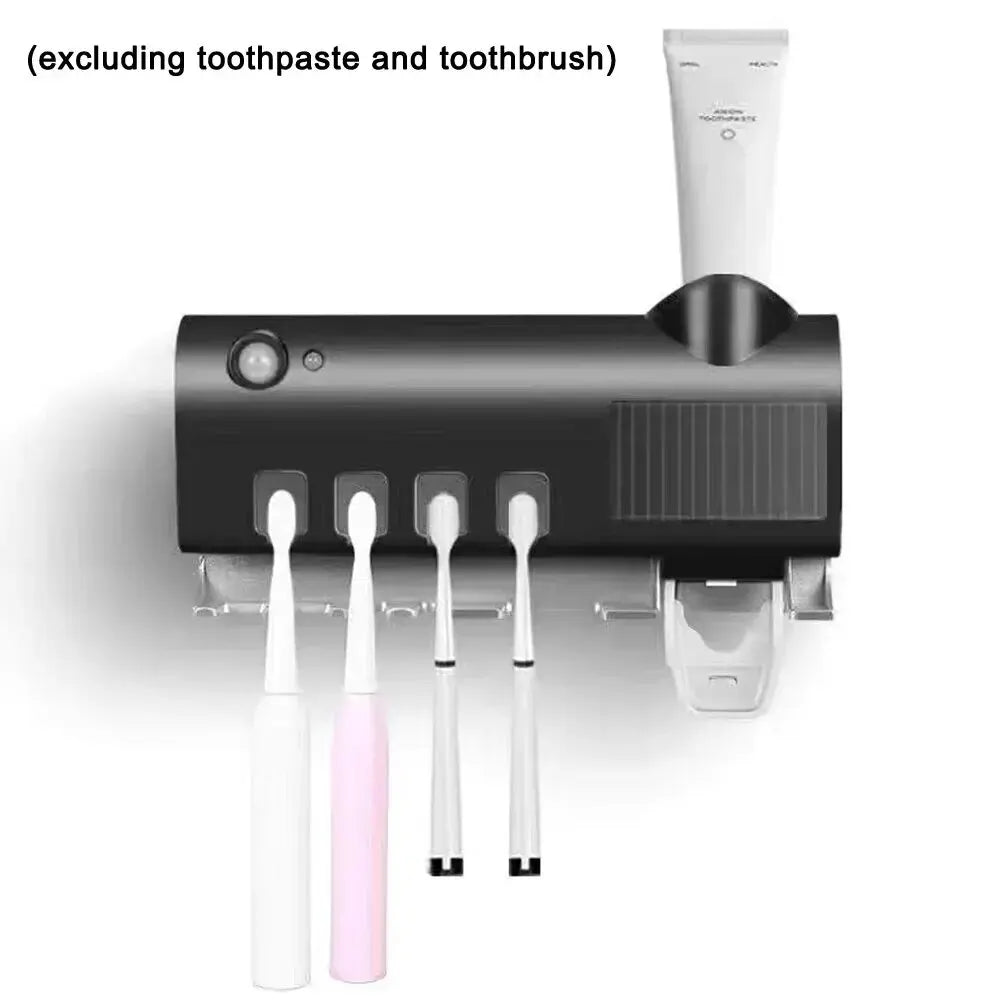 HomeFyZy UVSmart Brush Station™- Toothbrush Holder Wall Mounted Solar UV Light Sterilizer