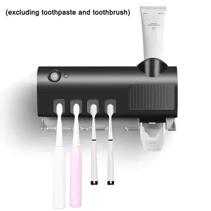 HomeFyZy UVSmart Brush Station™- Toothbrush Holder Wall Mounted Solar UV Light Sterilizer