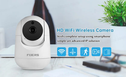 HomeFyZy UltraWatch™ - 4K 8MP IP Camera Tuya Smart Home Indoor WiFi Wireless Surveillance Camera Automatic Tracking CCTV Security Baby Monitor