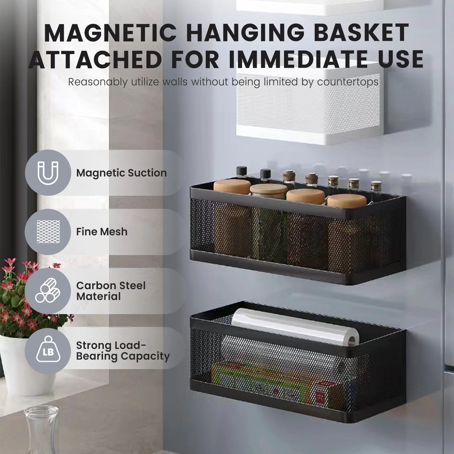 HomeFyZy Fridge StorageRack™  Multi-Functional Storage Box Basket
