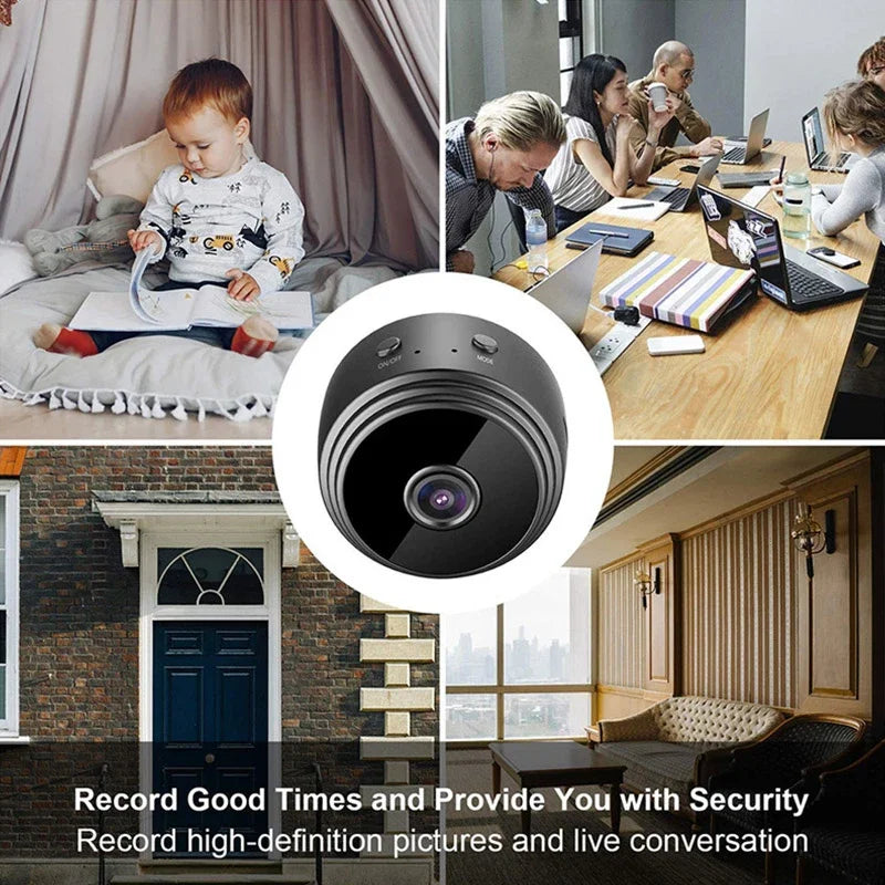 HomeFyZy Mini Camera™ -9 WiFi Mini Camera Wireless Video Recorder Voice Recorder Security Monitoring Camera Smart Home