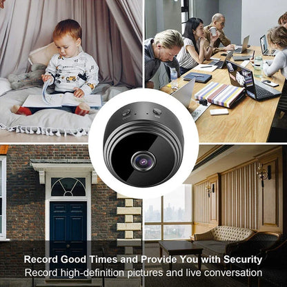 HomeFyZy Mini Camera™ -9 WiFi Mini Camera Wireless Video Recorder Voice Recorder Security Monitoring Camera Smart Home