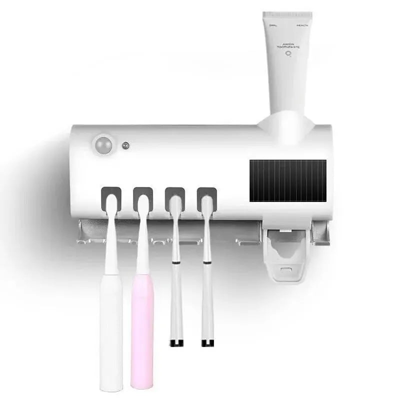 HomeFyZy UVSmart Brush Station™- Toothbrush Holder Wall Mounted Solar UV Light Sterilizer
