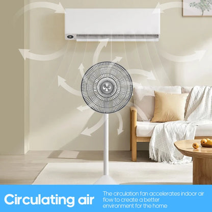 HomeFyzy BreezePro™  – 4-Speed Silent Air Circulator Fan with Remote Control